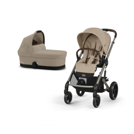 Cybex Balios S Lux Καρότσι 2 σε 1 & Πορτ-μπεμπέ Cot S Lux