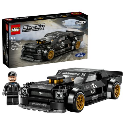 LEGO Speed Champions 77262 Ford Mustang Hoonicorn V1 Ken Block, Masina de Curse, 9 ani+, 345 Piese
