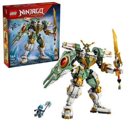LEGO NINJAGO 71860 Robotul de Titan al lui Lloyd Aniversar 15 Ani, Model Colectie cu Scut-Aripi, 14 ani+, 1293 Piese