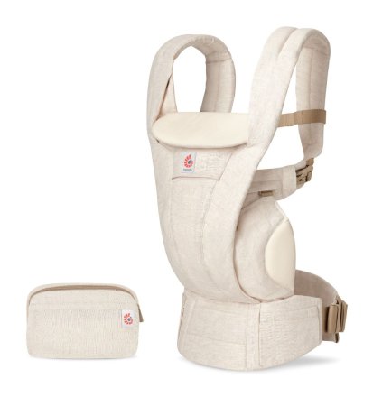 Μάρσιπος Ergobaby, OMNI Deluxe Mesh, Εργονομικός, Φυσικό Λινό