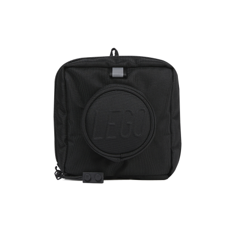 Geanta Tote Pliabila LEGO Signature Brick, 1x1, Negru, 25L