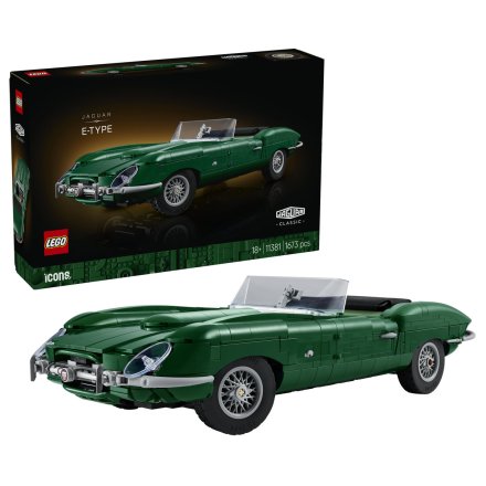 LEGO Icons Jaguar E-Type 11381 Σετ, Συλλεκτικό Αυτοκίνητο για Ενήλικες, 1673 Τεμάχια