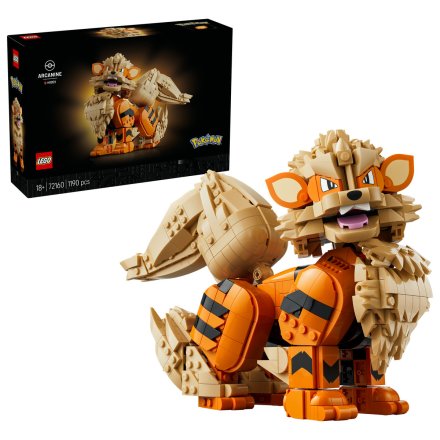 LEGO Pokemon Arcanine Σετ 72160, Αρθρωτή φιγούρα, συλλεκτικό, 1190 κομμάτια