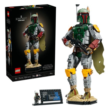 Set LEGO Star Wars Boba Fett 75455, Figurina de colectie, 1544 piese