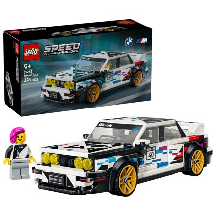 LEGO Speed ​​​​Champions BMW M3 (E30) 77263, Σετ Κατασκευών, 358 Τεμάχια