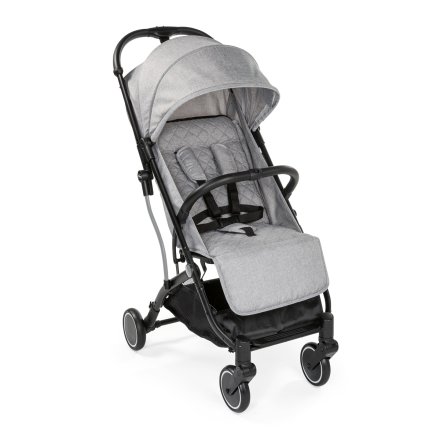 Спортна количка Chicco Trolley Me Light Grey, 0+ месеца, сгъваема и с дръжка за количка, ултракомпактна, преносима