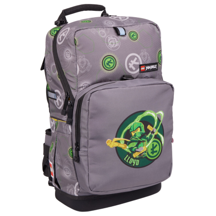 Ghiozdan Scolar LEGO Ninjago Optimo Plus 20238-2501, Spate Ergonomic, Sac Sport Detasabil, Compartiment Izolat