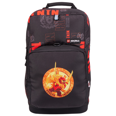 Ghiozdan Scolar LEGO Ninjago Dragon Energy Optimo Plus 20238-2502, Spate Ergonomic, Sac Sport Detasabil, Compartiment Izolat