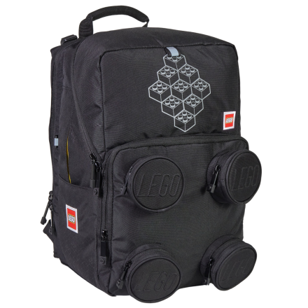 Ghiozdan Scolar LEGO Bricks Petersen 20209-2511, Spate Ergonomic, Material Impermeabil, Compartiment Laptop