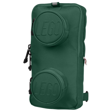 Sling bag LEGO Signature Brick 1x2 - Verde inchis 20207B-0141