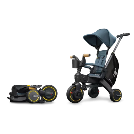 Tricicleta pliabila Doona Liki Trike S5, 5 in 1, Ocean Blue
