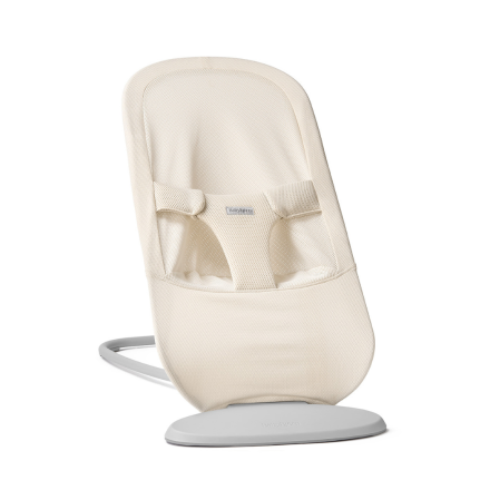 Κούνια μωρού BabyBjorn Begin, βουρτσισμένο ύφασμα, Airy Soft Mesh