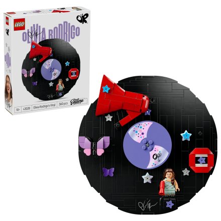 LEGO Editions Disc de vinil cu Olivia Rodrigo 43028, 360 Piese, 10 + ani