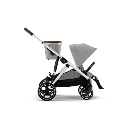 Cybex Gazelle S двойна количка с включен втори модул, цвят Stone Grey