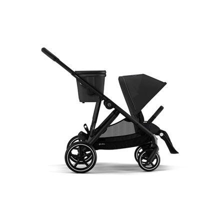 Cybex Gazelle S двойна количка с включен втори модул за количка, цвят Moon Black