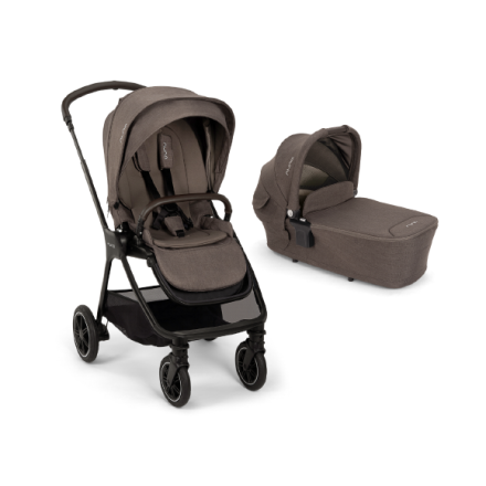 Carucior  2 in 1 pentru copii Nuna TRIV Next, Chestnut, cu landou LYTL