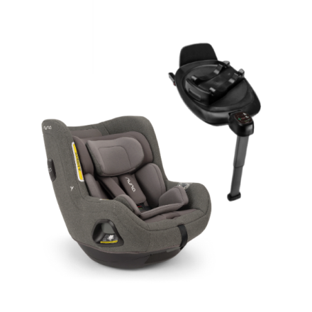 Nuna TODL NEXT & BASE NEXT Παιδικό Κάθισμα Αυτοκινήτου i-Size (40-105 cm) Περιστρεφόμενο - Thunder
