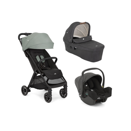 Joie Pact Pro Καρότσι 3 σε 1 με Πορτ-μπεμπέ Ramble XL & Βρεφικό Κάθισμα Αυτοκινήτου i-Snug 2 - Abyss