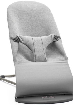 Balansoar pentru copii BabyBjorn Bliss 3D Jersey - Light Grey