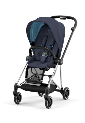 Carucior sport pentru copii Cybex Mios 3.0, premium, inovator - Nautical Blue cu cadru Chrome Black