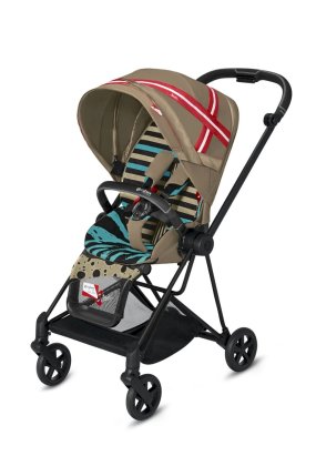 Carucior 2 in 1 pentru copii Cybex Mios 3.0 by Karolina Kurkova, cu landou si cadru Matt Black