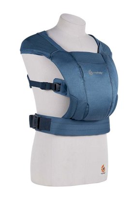 Marsupiu pentru bebelusi Ergobaby Embrace Soft Air Mesh, respirabil si confortabil nastere, 11 kg -  Blue