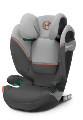 scaun auto copii 3 12 ani Scaun auto pentru copii Cybex Solution S2 i-Fix, confortabil, 3-12 ani - Lava Grey