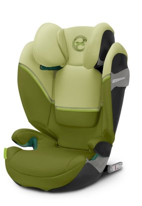 scaun auto copii 3 12 ani Scaun auto pentru copii Cybex Solution S2 i-Fix, confortabil, 3-12 ani - Nature Green