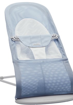 Balansoar pentru copii BabyBjorn Balance Soft Mesh, practic, comod - Sky Blue