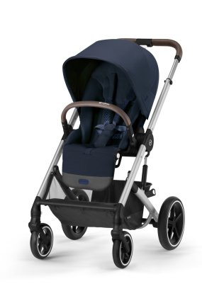 Carucior sport Cybex Balios S Lux pentru copii, editie noua, Ocean Blue, cu cadru argintiu