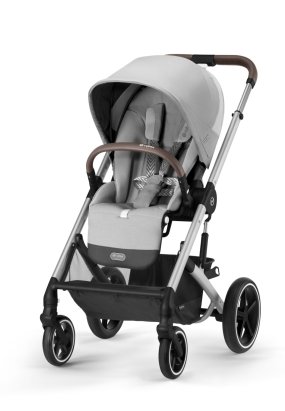 Carucior sport Cybex Balios S Lux pentru copii, editie noua, Lava Grey, cu cadru argintiu