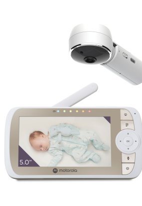 Baby monitor Motorola VM65X HD CONNECT, cu suport pentru patut