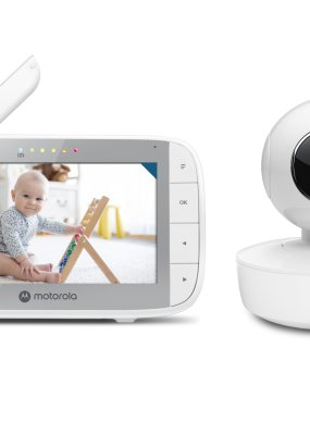 Baby monitor Motorola VM55, cu suport flexibil pentru patut