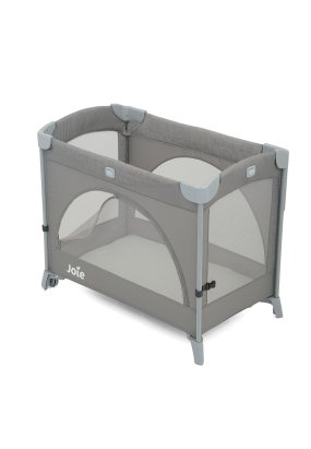 Patut pliabil Joie Kubbie Sleep pentru copii, Foggy Gray, co-sleeping