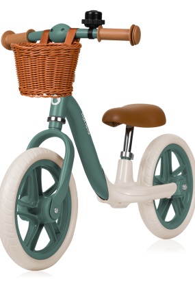 Bicicleta fara pedale pentru copii Lionelo - Alex Plus, usoara, regalbila, Green Forest