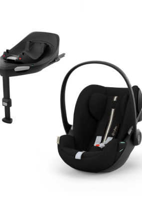 Baby Transport Scoica auto pentru copii Cybex Gold Cloud G i-Size Plus, 0-24 luni + Baza G, Moon Black