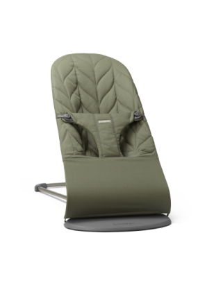 Balansoar pentru copii BabyBjorn Bliss, cu aspect delicat de petala, Dark Green