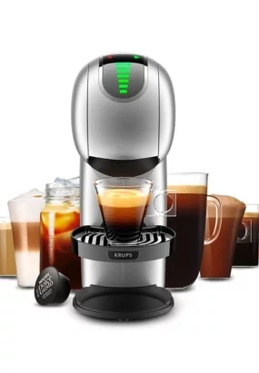 pachet promo nescafe dolce gusto 12 cutii espressor gratuit Espressor cu capsule Krups NESCAFÉ Dolce Gusto Genio S Touch KP440E10, 15 bari, rezervor 0.8 L, functie XL, 1500 W
