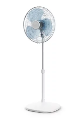 Babymatters Ventilator cu picior Rowenta Essential+ VU4410F2, 3 trepte, design compact, consum redus, 45 W