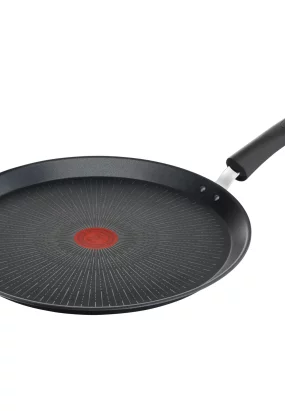 Babymatters Tigaie pentru clatite Tefal Unlimited G2553872, 25 cm, Antiaderent Titanium Anti-Scratch, Thermo-Signal, Inductie