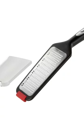 Babymatters Razatoare Tefal Ingenio K2070714, Lame inox, Capac protectie, Pad silicon anti-alunecare, Negru/Inox