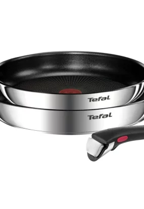 immergas victrix tera 24/28 dedeman Set 3 piese Tefal Ingenio Emotion L897S374, tigai 24/28 cm, maner detasabil, antiaderent Titanium, Thermo‑Signal, inductie