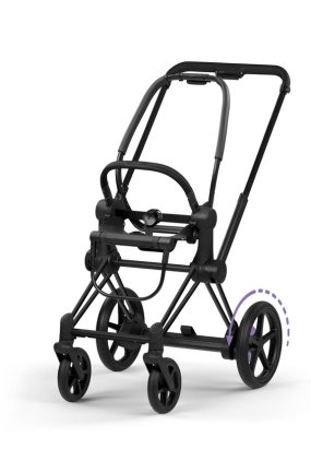 Babymatters Cadru carucior Cybex Platinum e-Priam Style pentru copii, electric, premium, Matt Black