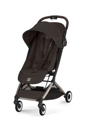 Babymatters Carucior sport pentru copii CYBEX Orfeo, compact, ultra usor, Chocolate Brown cu cadru Taupe