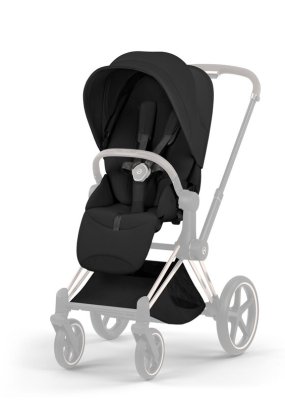 Babymatters Material textil pentru carucior Cybex Platinum Style Priam si e-Priam, Sepia Black