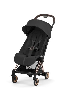 cybex libelle Carucior pentru copii Cybex Coya Style, compact, premium, Sepia Black cu cadru Rosegold