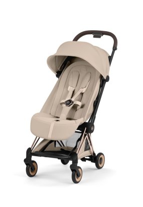 cybex libelle Carucior pentru copii Cybex Coya Style, compact, premium, Cozy Beige cu cadru Rosegold