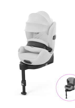 Baby Transport Scaun auto pentru copii Cybex Platinum Anoris T2 i-Size Plus, 76 - 125 cm, Platinum White
