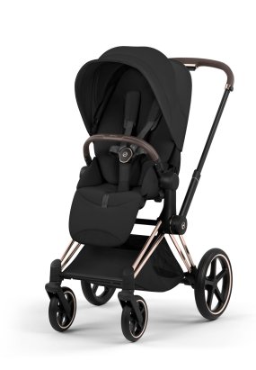 cybex libelle Carucior sport pentru copii Cybex Priam Style, premium, Sepia Black cu cadru Rosegold