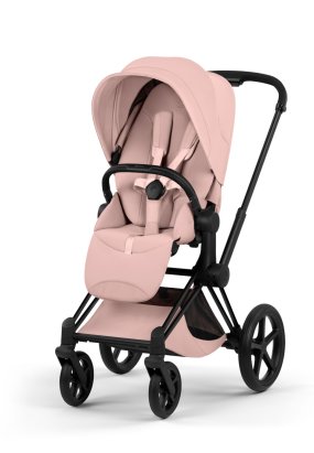 cybex libelle Carucior sport pentru copii Cybex Priam Style, premium, Peach Pink cu cadru Matt Black